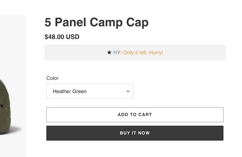 Text alignment option on storefront